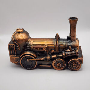 Train Metal Vintage Coin Bank B & O 1837 Steam Train Engine Locomotive Banthrico